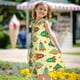 thumbnail image 5 of Fotbe Colorful Outer Space Vestido de Dormir para Niñas de 3 a 10 Años, Mangas Cortas, Estilo Princesa, Pijama Camisón con Mangas Voladas-X-Large, 5 of 6