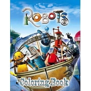 Robots Coloring Book (Paperback)