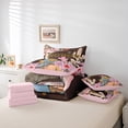 thumbnail image 5 of Feelyou Kawaii Pink Cowgirl Bedding Comforter Set 7pcs, Tribal Texas Stars King Bedding Sets, Western Cactus Plant Reversible Bed Sheets, Luxury Bedroom Decor, 5 of 7