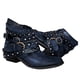 thumbnail image 1 of NECHOLOGY Botas Mujer Adulto Femenino Zapatos Botines mujer Zapatos de transpirables cortos Retro altos, botas gruesas de tacón para mujer, botas con cremallera para mujer (Blue, 7), 1 of 4