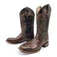 thumbnail image 5 of The Western Shops Men’s Leather Cowboy Boot Square Toe Embossed Python Print, 5 of 7