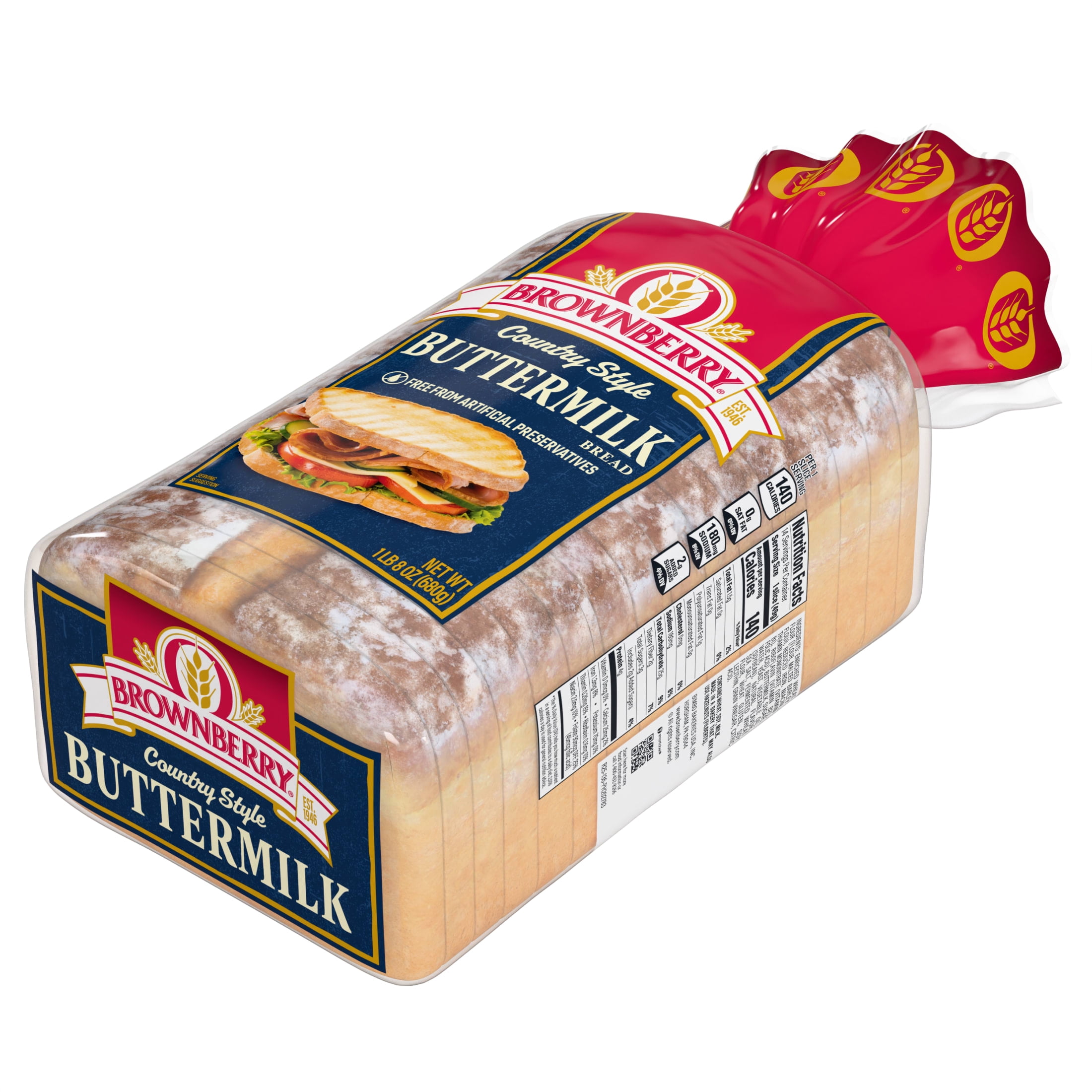 Brownberry Country Style Buttermilk Bread, 24 oz