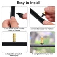 thumbnail image 6 of Lingsida 30pcs 1/4" Adjustable Copper Misting Nozzles, Atomizing Spray Emitters Drip Irrigation Sprinkler Heads for Garden, Greenhouse, Agricultural, Patio Misting, Outdoor Cooling System, 6 of 7