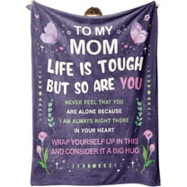 Blanket Gifts for Mom, Mom Birthday Gifts from Daughter Son, Mother Gifts, Best Mom Gifts for Mothers Day, Valentines, Christmas, to My Mom Blanket, 60”x50”