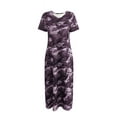 thumbnail image 2 of Women'S Casual Summer T Shirt Dress Loose Short Sleeve Camo Tunic Dress with Pocket for Women  XXL, 2 of 6
