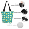 thumbnail image 4 of Sikiie Lemon Blue Shoulder Bag Casual Hobo Crossbody Tote Bag for Women and Men Large Purse Messenger Bag Travel Work, 4 of 6