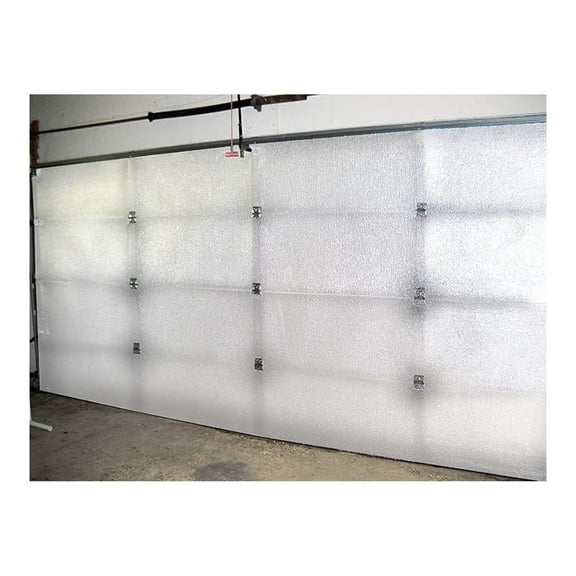 Garage Door Insulation Kit - NASA TECH Reflective Foam - 9FT x 8FT (Fits 9x7) - R8 - USA Made - 5 Panel - Heat & Cold Barrier