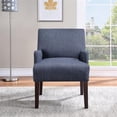 thumbnail image 3 of OSP Home Furnishings Fauteuil d'Appoint de Style Rue Principale en Tissu Bleu Marine, 3 of 6