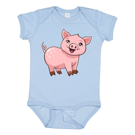 

Inktastic Cute Pig Gift Baby Boy or Baby Girl Bodysuit