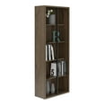 thumbnail image 2 of Techni Mobili Cassa 5-Tier Standard Bookcase, Walnut RTA-987BC-WAL, 2 of 10