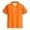 A1#-Orange, variant on Qicasul Kids Zipper Polo Short Sleeve Shirt Collared Casual Boys Girls Summer Top,White,SIZE:150