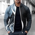 thumbnail image 1 of LOVZFMLL Jackets for Men Pullover Sweater Stand Collar Elastic Solid Color Half Sweater For Men Stand-up Collar Sweater, 1 of 5