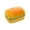B, variant on Cute Hamburger Shaped Lunch Box with Fork, Creative Food Storage Container for Easter Toys, BPA-Free Bento Box, Portable Lunch Container for Easter Decorations Snacks Meals On the Go, A