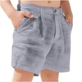 thumbnail image 5 of FYDUU Boys School Uniform Shorts Summer Lightweight Casual Shorts with Pockets Back To School Clottes for Kids Stylish Breathable Bottoms Leisure Pants 12-13 Years, 5 of 8