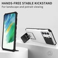 thumbnail image 6 of Compatible with Samsung S20 FE Case with Slide Camera Cover, Samsung Galaxy S20 FE 5G Phone Case with Stand Shockproof Hard PC Cases (White), 6 of 14