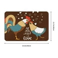 thumbnail image 3 of Balery Design Name Doormats - Non-Slip Front Door Mat Spring Doormat For Front Door Decor, Home, And Office, Welcome Mats With Floral Print 16x24 Inch, 3 of 9