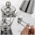 thumbnail image 3 of OULII 1 Ensemble Tasse Mousseur à Lait en Acier Inoxydable pour Machine à Espresso à la Maison, 3 of 8