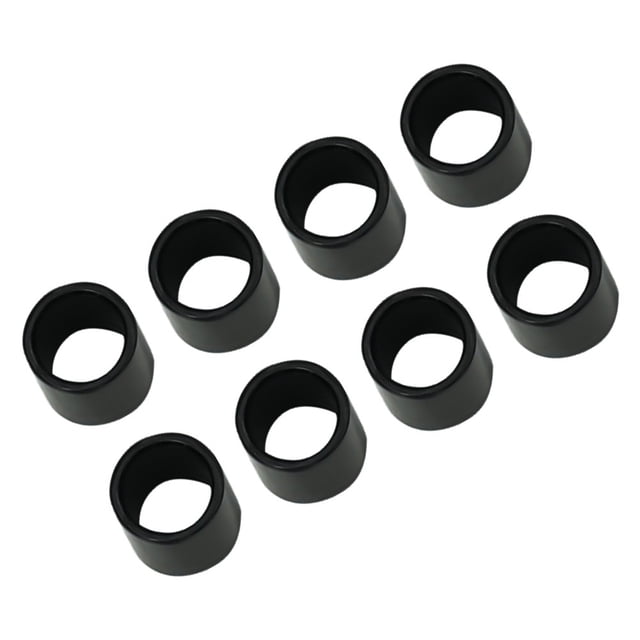 4/8 Pcs Roues de Skateboard 10mm Entretoise de Roulement de Scooter Entretoise de Roulement Patins à Roulettes Entretoise de Roulement Rapide Noir 8 Pcs