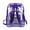 Purple, variant on School Savings Tyidzon Clear Backpack - 16.9 Inch Large Clear Backpacks for School Transparent PVC Backpack for Students Work Travel, School Backpack