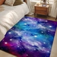 thumbnail image 4 of Dreamy Galaxy Area Rugs 4x6 ft Universe Starry Sky Shine Stars Colorful Modern Washable Rug Non Slip Indoor Carpet Absorbent Floor Mat for Living Room Bedroom Dining Room, 4 of 9