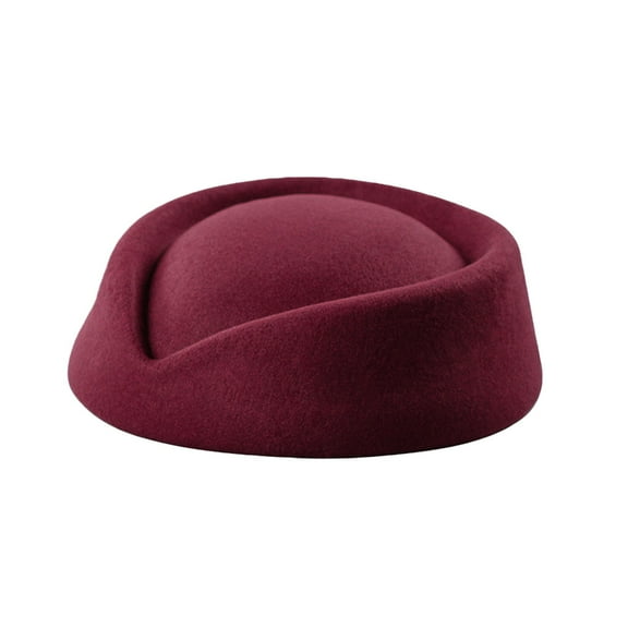 Cuekondy Berets for Fascinator Base Wool Hostesses Pillbox Hat Millinery Making 39 Red Berets