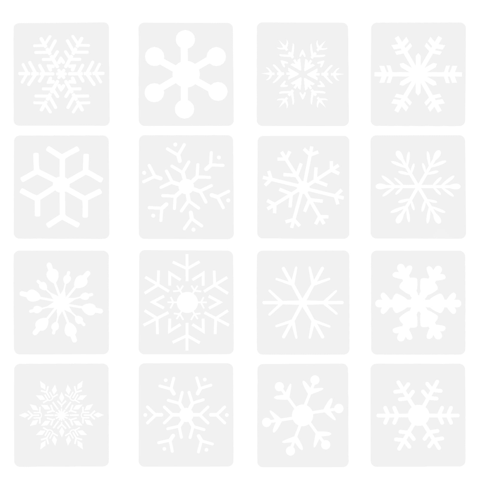 Roylco Super Snowflake Stencils Super Snowflake Stencils; Includes