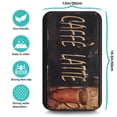 thumbnail image 5 of Coffee Brown Pattern Coffee Bar Mat Accessories for Countertop Absorbent Hide Stain Dish Drying Mats for Kitchen Counter Draining Pad Under Coffee Maker Coffee Pot Espresso Machine 19.5x12in, 5 of 7