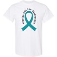 thumbnail image 3 of Inktastic Ovarian Cancer Awareness Ribbon T-Shirt, 3 of 5