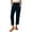 Navy, variant on Yuanlook Straight Leg Capri Pants for Women Elastic Waisted Casual Daily Cropped Pants with Pockets S-XXL
