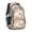 Mushroom and Character, variant on Mushroom and Chanterelle Cream Pattern Backpack for School, Cute School Bag with Adjustable Shoulder Straps and Padded Back, 16.9"x12.6"x5.9"