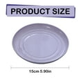 thumbnail image 3 of ZOURIH 6 inch Wheat Straw Plates, 2 Pack Small Plates, Lightweight Unbreakable Plastic Dinner Plates for Adult Dinner Camping Salad Dessert,Green, 3 of 8