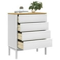 thumbnail image 2 of vidaXL Commode FLORO Blanc Bois Massif Pin, 2 of 5
