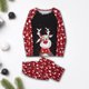 thumbnail image 1 of Disfraz Premium Conjunto de ropa de dormir familiar de Navidad Top de manga larga de vacaciones + Pantalones Trajes familiares para el hogar Kuymtek Rojo T 3EG para Unisex, 1 of 9
