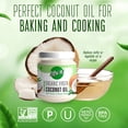 thumbnail image 5 of Lilly K Coconut Oil, Cold-Pressed, All Natural Organic Virgin for Cooking and Baking, and Skin/Hair, Sealed Glass Jar, 16.9 fl oz/500 mL, 5 of 7