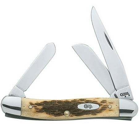 Bone Stockman Knife - Medium Stockman Amber Bone