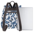 thumbnail image 3 of Balery Beautiful Butterflies Mochila de Cuero para Mujeres, Gran Capacidad, Bolsa de Viaje Multifuncional, Mochila de Cuero y Bolsa de Hombro para Mujeres, 3 of 4