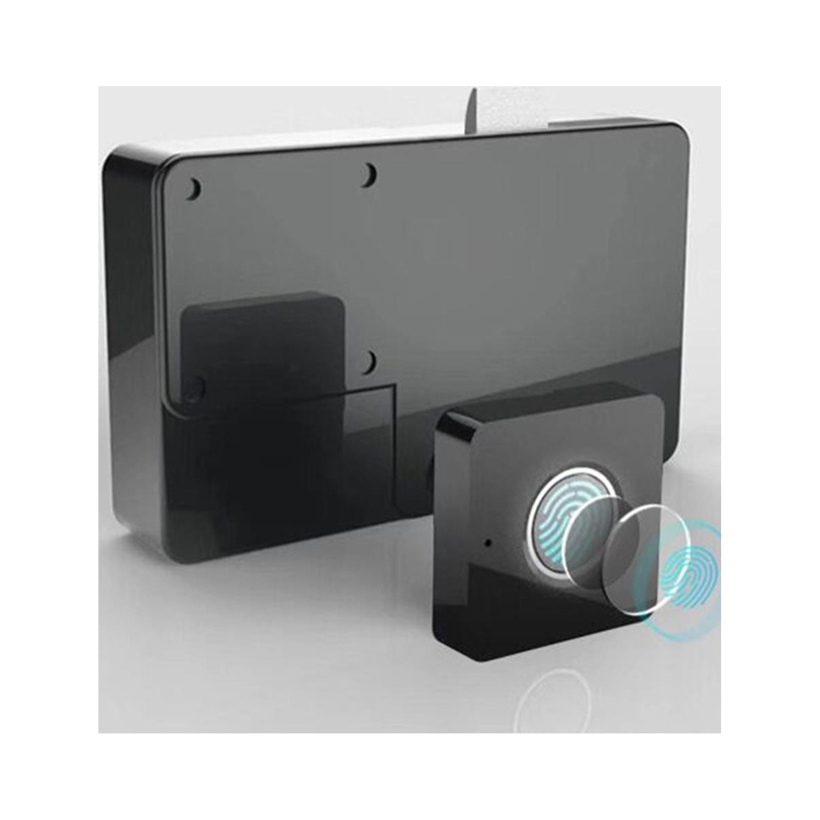 Smart Fingerprint Door Lock, Keyless USB Lock Rechargeable Cabinet Drawer Door Lock for Kictchen Bedroom Home Hotel Office