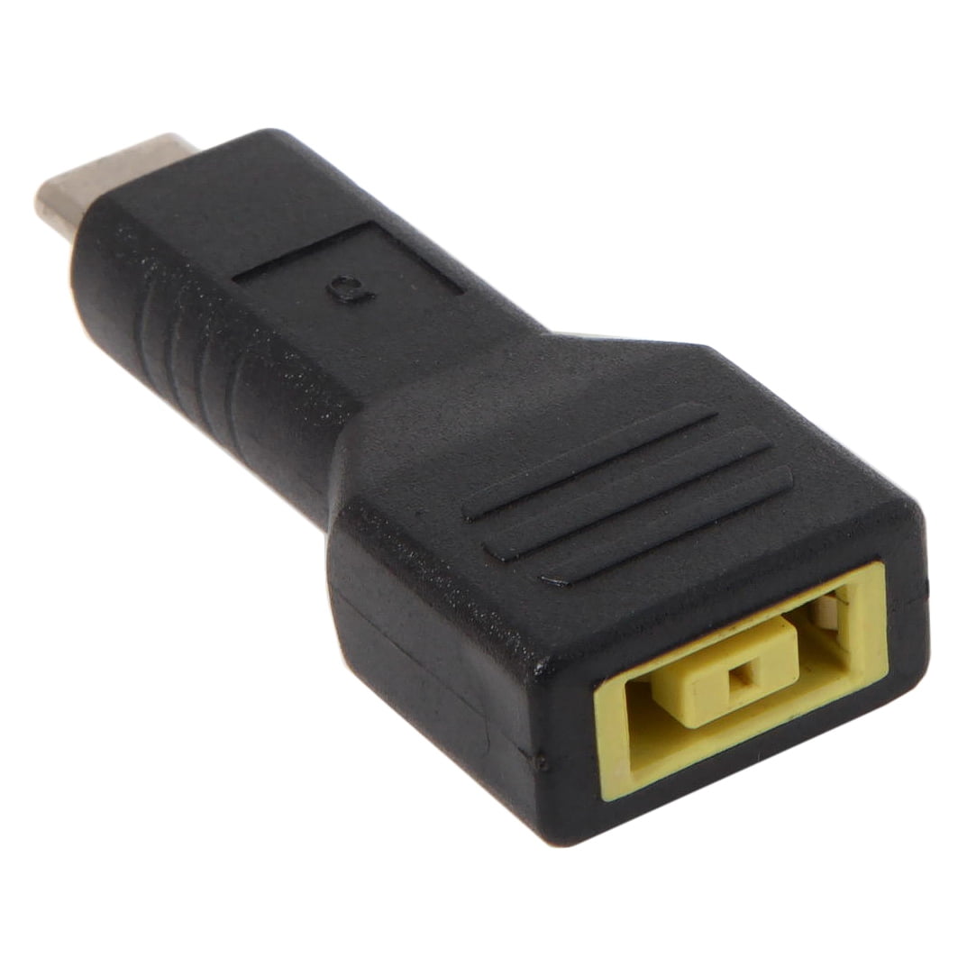 11.0*4.5mm Rectangle Jack Lenovo Input to USB-C Type-C Power Plug Charge Cable