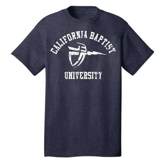 California Baptist University Lancers Distressed Retro Short Sleeve T-Shirt