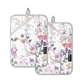 thumbnail image 7 of Yayeee Pot Holders Kitchen Heat Resistant with Pockets 7"x9.8" Cotton Oven Cooking Hot Pads, Purple Wildflowers, 7 of 7