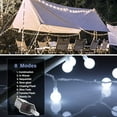 thumbnail image 5 of ThrottleT 66 Feet 200 Led Globe Ball String Lights - Fairy Plug-in With Remote, Waterproof for Indoor Outdoor Party Wedding Christmas Tree Garden Decoration, Pure White, 5 of 15