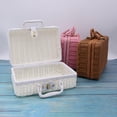 thumbnail image 4 of Vintage Rattan Woven Storage Case Makeup Holder Suitcase Sundries Organizer Box, 4 of 10