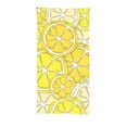 thumbnail image 2 of Cififendec Tropical Lemon Bath Towel, Vibrant Oversized Travel Foldable Skin-Friendly Quick Dry Absorbent and Sandproof Beach Towel, Summer Essentials, 2 of 5