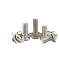 thumbnail image 5 of (1000 pieces) Nickel-Plated Round Cross Head +Square Pads Combined Screw M3x8x6mm., 5 of 5