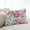 Red, variant on Spring Dandelion Floral Throw Pillow Cover, Red Purple Blue Botanical Rectangle Decorative Pillow Case Protector Soft Cushion Cover Lumbar Pillowcase for Couch Sofa Bedroom Car Chair Decor 20x54 Inch