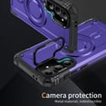 thumbnail image 2 of Allytechgroup for Samsung Galaxy A16 5G Case with Camera Kickstand, Support Wireless Charging Magnetic Phone Case for Women Men Military Grade Drop Protection for Samsung Galaxy A16 5G, Purple, 2 of 7