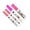 Pink, variant on Tombstone Touch Up Pen Kit, Large Capacity Metal Nib Marker, Waterproof Heat & Scratch Resistant Ink for Stone Restoration, Monument Lettering Repair Kit, Concrete Marker (4 Pack)