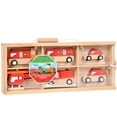 thumbnail image 1 of Wooden Educational Toy Simulation Engineering Vehicle/Ambulance/Fire Truck, 1 of 4