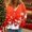 012 Red, variant on Oplxuo Ugly Christmas Sweater for Women Cute Xmas Open Front Button Down Sweater Cardigans Fall Winter Knitted Outerwear Coat