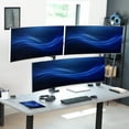 thumbnail image 6 of VIVO Pneumatic Triple Ultrawide Computer Monitor Desk Mount for Screens upto 49", 6 of 8